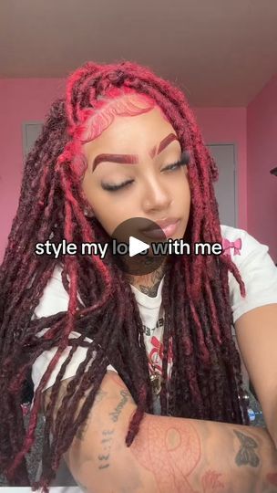 Small Traditional Locs Black Women, Loc Styles For Thick Locs, Soft Locs Over Real Locs, Small Traditional Locs, Locs With Loose Ends, Teal Butterfly, Loose Ends, Locs Hairstyles, Loc Styles