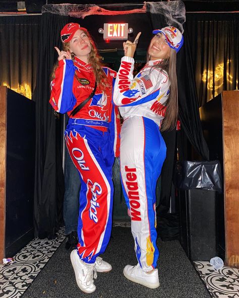 Shake And Bake Halloween Costume, Cal And Ricky Bobby Costume, Shake And Bake Costume, Ricky Bobby Costume Women, Talladega Nights Wife Costume, Ricky Bobby And Cal Couple Costume, Talladega Nights Family Costume, Ricky Bobby And Cal Naughton Jr Costume, Ricky Bobby Halloween Costume