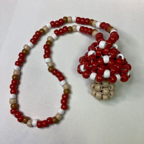 Kandi Mushroom, Scene Kandi, Pony Bead Projects, Kandi Inspo, Diy Kandi Bracelets, Pony Bead Bracelets, Diy Kandi, Beaded Braclets, Kandi Kid