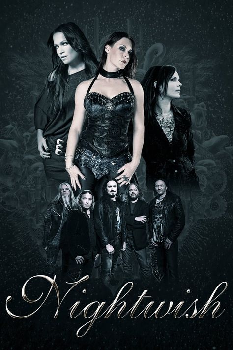 Nightwish Heavy Metal Girl, Goth Music, Heavy Metal Art, Women Of Rock, Symphonic Metal, Heavy Metal Rock, Musica Rock, Goth Women, Glam Metal