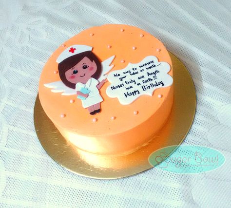 Cake for Nurse Nurse Cake Ideas Simple, Cake For Nurse, Nurse Cake Ideas, Nurse Birthday Cake, Nurse Cakes, Simple Birthday Cake Designs, Nurse Cake, Nursing Cake, Nurse Birthday