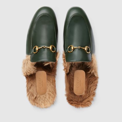 Princetown leather slippper - men Branded Sandals, Mens Moccasins Loafers, Half Shoe, Gucci Slipper, Men Fashion 2020, Fur Loafers, Gucci Princetown, Leather Slippers For Men, Gucci Mens