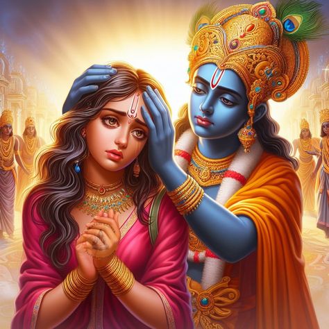 Krishna Bhakt Girl, Krishna Hugging Devotee, Portable Dishwasher, Krishna Avatar, Shiva Pics, Lord Krishna Hd Wallpaper, Ocean Crafts, Jai Shree Krishna, Radha Krishna Images