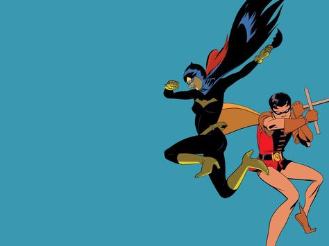 Batgirl & Robin wallpaper Robin Year One, Nightwing And Batgirl, Batgirl Art, Batgirl And Robin, Robin The Boy Wonder, Robin Dc, Dc Comics Wallpaper, Bob Kane, I Am Batman