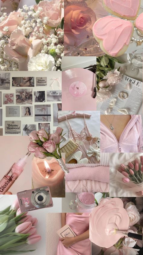 Light pink aesthetic Light Pink Aesthetic, Feminine Wallpaper, Iphone Light, Pink Collage, Girly Room Decor, Aesthetic Shuffles, Soft Pink Theme, Bedroom Wall Collage, Pretty Pink Princess