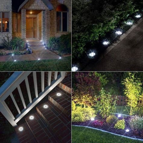 Brizled 12 Pack Solar Disk Lights, 8 LED Solar Ground Lights, Outdoor Garden Disc Lights, Flat Solar In-Ground Lights Waterproof Landscape Lighting for Pathway Lawn Yard Driveway Walkway, Warm White, Cool White, Color Lights.



#affiliate Solar Ground Lights, Driveway Walkway, Ground Garden, Path Lighting, Landscape Yard, In-ground Lights, Disk Light, Solar Pathway Lights, Walkway Lights