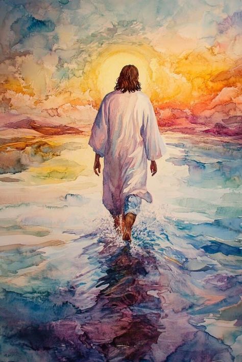 Catholic Drawings, Images Of Jesus, Jesus Christ Illustration, Christian Drawings, Bible Artwork, Catholic Pictures, Spiritual Paintings, Jesus Artwork, Power Of God