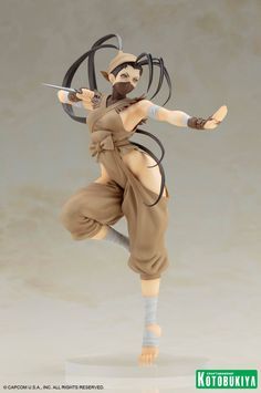 Street Fighter Ibuki Bishoujo Statue 3 Street Fighter Iii, Street Magic, Street Fighter Characters, Fighter Girl, Ninja Girl, Street Fighter Art, Fair Play, Anime Figurines, Figure Poses