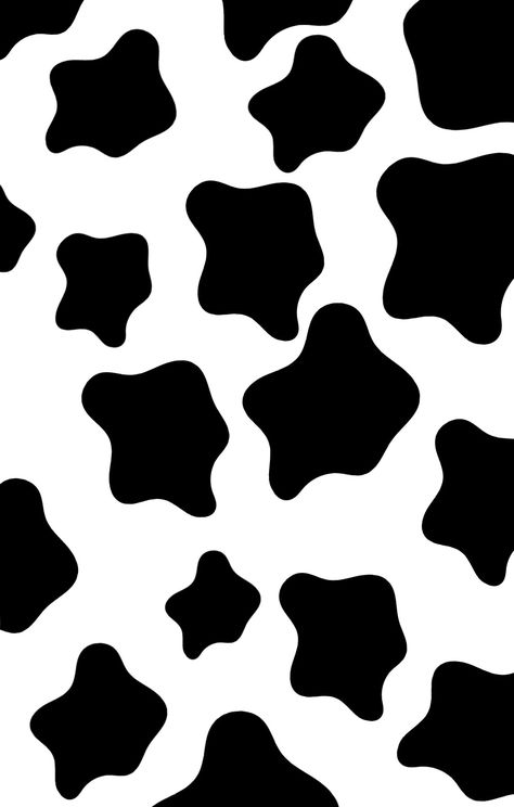 Cow Print Screensaver, Black And White Cow Print, Cheetah Print Wallpaper, Spotted Wallpaper, White Cow Print, Cow Print Wallpaper, Cow Colour, Black And White Cow, Iphone Stickers