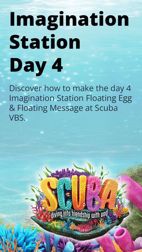 Scuba Vbs 2024 Imagination Station, Group Vbs, Floating Eggs, Ocean Vbs, Scuba Vbs, Vbs Themes, Imagination Station, Vbs 2024, Vbs Ideas