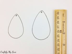 template-for-diy-teardrop-shaped-earrings-in-two-sizes-CML How To Make Teardrop Earrings, Jewelry Template Free Printable, Cadmium-free Teardrop Earrings As Gift, Teardrop Shape Template, Earrings Shapes Template, Teardrop Template, Teardrop Earring Svg Free, Earring Shapes Svg, Felted Earrings