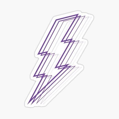 Blue Lightning Bolt, Purple Motorcycle, Purple Lightning, Blue Lightning, Cute Laptop Stickers, Tumblr Stickers, Paper Background Texture, Bullet Journal Stickers, Blue Gifts