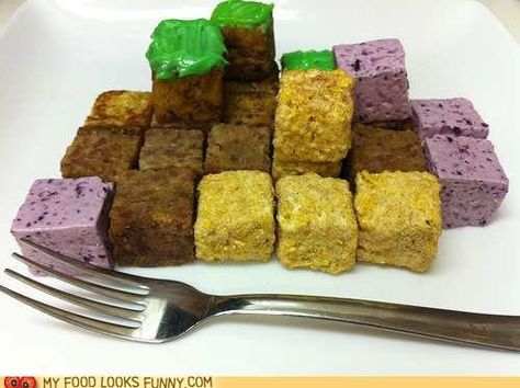 OMG... awesomeness!!!!!!!!!!!!!!!!!!!!!!!!!!!!!!!! Minecraft Breakfast, Minecraft Food, Minecraft Birthday Party, Sharp Knife, Stale Bread, Minecraft Birthday, How To Play Minecraft, Minecraft Party, Piece Of Paper