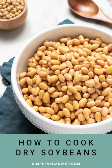 Soy Beans Recipe, Soy Bean Recipes, Soybean Recipes, Vegan Pea Soup, Soybean Recipe, Beans Recipe Healthy, Bean Snacks, Soy Bean, Quick Vegan