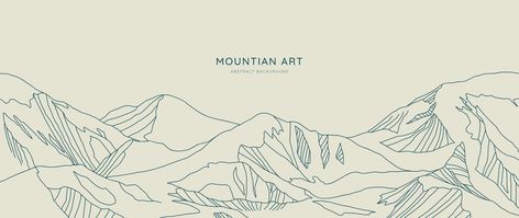 Mountain Contour Lines, Minimal Landscape, Background Minimal, Wallpaper Illustration, Abstract Art Wallpaper, Cityscape Photos, Logo Banners, Mountain Art, Landscape Illustration