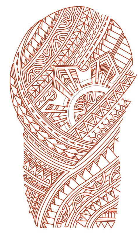 Tattoo Outline Drawing Stencil Design, Tattoo Outline Drawing Stencil, Polynesian Tattoo Sleeve, Stammestattoo Designs, Tato Maori, African Tattoo, On Tattoo, Stencil Outline, Polynesian Tattoo Designs