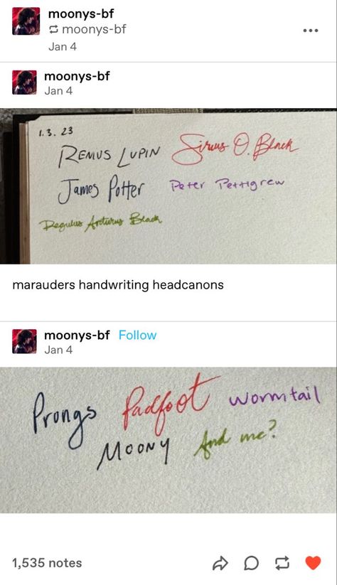 James Potter Handwriting, Muraders Era Fanart, Marauders Handwriting, Maurders Fanart, Mauraders Tattoos, Rosekiller Art, Wolfstar Tattoo Ideas, Marauders Doodles, Marauders Room Decor