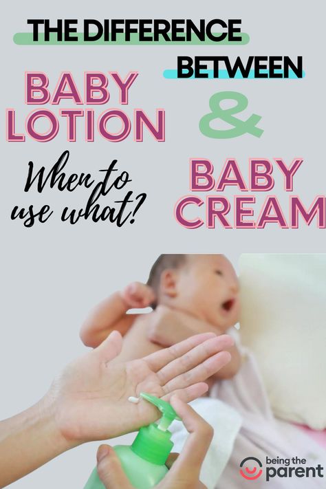 What is the difference between a baby cream and baby lotion? A complete guide to baby cream and baby lotion. #babycream #babylotion #babycare #babytips #newbornbaby Best Baby Lotion, Newborn Baby Shopping, Baby Gel, Baby Essential List, Baby Shopping List, Newborn Baby Items, Newborn Baby Needs, 2 Month Baby, Baby Registry Essentials