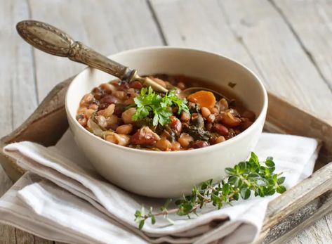 Slow Cooker Bean Soup, Nutrient Dense Meals, Cooking Beans, Slow Cooker Beans, Low Salt Diet, Online Cooking Classes, Canned Beans, Idee Pasto Sano, Healthy Meal Plans