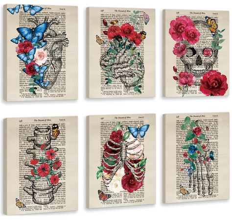 PRICES MAY VARY. ✎HUMAN ANATOMY DECORATIONS: These anatomical canvas wall decor is full of art & charming.The depth of the images entrances the senses and draws the observer into an enchanting experience with the human body. Add a unique ambiance to your office or work area. ✎A SURPRISING GIFT: Our human anatomy Poster can be applied to wall decorations of all kinds of scenes (such as Doctors Office, Clinic, Med Student Dorm decor etc)or party photo props And it a surprising Halloween gifts for Anatomy Decorations, Flowers Dictionary, Anatomy Decor, Clinic Decor, Anatomy Poster, Human Organs, Medical Office Decor, Student Dorm, Doctors Office