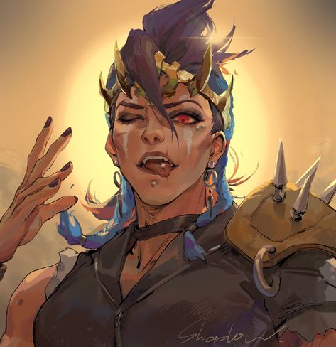 Overwatch Junkerqueen, Junker Queen, Overwatch Wallpaper, Overwatch Drawings, Overwatch Wallpapers, Overwatch Memes, Fandom Drawing, Overwatch Fan Art, Overwatch 2