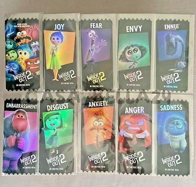 ad eBay - Inside Out 2 Disney Pixar Movie Ticket Collectible Set 10 pcs. SF Theater 2024 - Buy Now, click the link (eBay) Movie Ticket, Disney Pixar Movies, Inside Out 2, Movie Tickets, Pixar Movies, Movie Props, Movie Memorabilia, Disney Pixar, Pixar