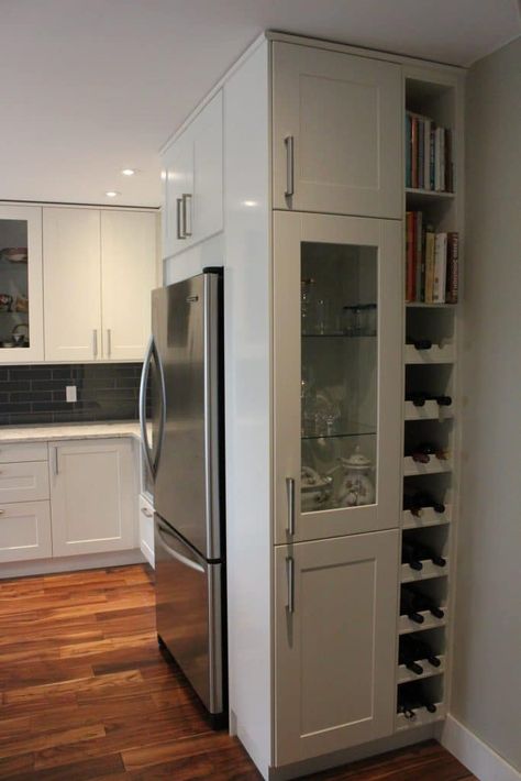 Ikea Kitchens, Ikea Kitchen Cabinets, Kabinet Dapur, Kitchen Remodel Before And After, Kitchen Room Design, Pantry Design, Kitchen Furniture Design, Kitchen Remodeling Projects, Kitchen Plans