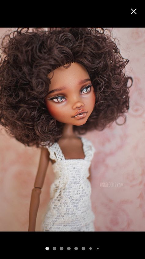 Dolly Hair, Custom Monster High, Clawdeen Wolf, Custom Monster High Dolls, Monster High Repaint, Monster High Doll, Down Hairstyles, Monster High, Carving