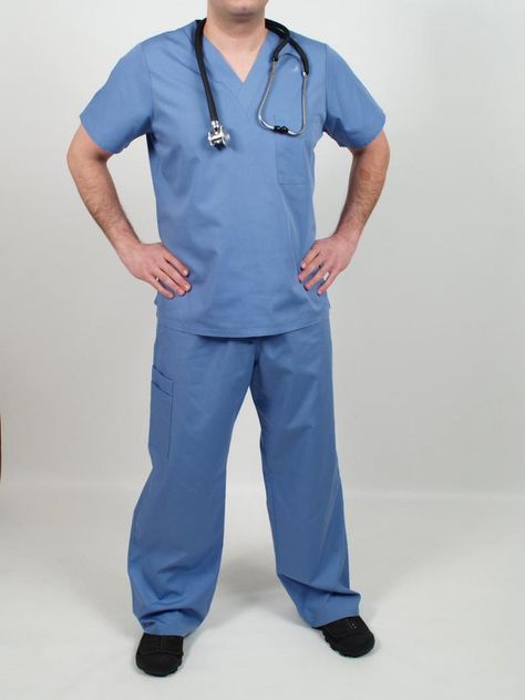 Scrubs are the sanitary clothing worn by surgeons, nurses, physicians and other workers involved in patient care in hospitals. Common colors that worn in surgery are colored solid light grey, light green, light blue or a light green-blue shade.   tigermedical.com Surgeon Outfit, Film Analysis, Blue Scrubs, Grey Light, Green Light, Surgery, Scrubs, Light Green, Phoenix