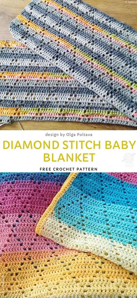 Crochet Baby Blankets, Free Baby Blanket Patterns, Crochet Baby Blanket Free Pattern, Easy Crochet Baby Blanket, Crochet Blanket Afghan, Easy Crochet Baby, Haken Baby, Crochet Patterns Free Blanket, Blanket Patterns