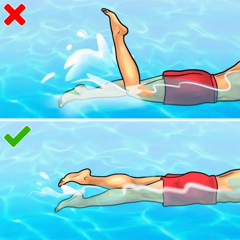 Swim Technique Tips, How To Swim For Beginners, Swimming Hacks, Swim Practice Workouts, Swimming Lesson Plans, Swim Tips, How To Swim Faster, Swimming Lessons For Kids, Swimming For Beginners