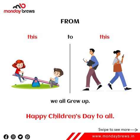 Children are called the flowers from heaven and dearest to God. So, let’s take an oath to make this earth a happy and better place for the kids. Happy Children’s Day.

📞Contact for Brand Promotion
✅#Advertising_Agency 
.
#HappyChildrenday #marketing #marketingagency ##marketingdigital #business #creativeagency #instagram #marketingtips #contentmarketing #seo #adagency #advertisingphotography #mondaybrews #mb #mondaybrewsadvertising #mondaybrewsadvertisingagency #advertisingagencyindelhi Creative Post, Happy Children, Happy Children's Day, Ad Agency, Children's Day, Social Media Services, Brand Promotion, Social Media Design Graphics, Creative Ads