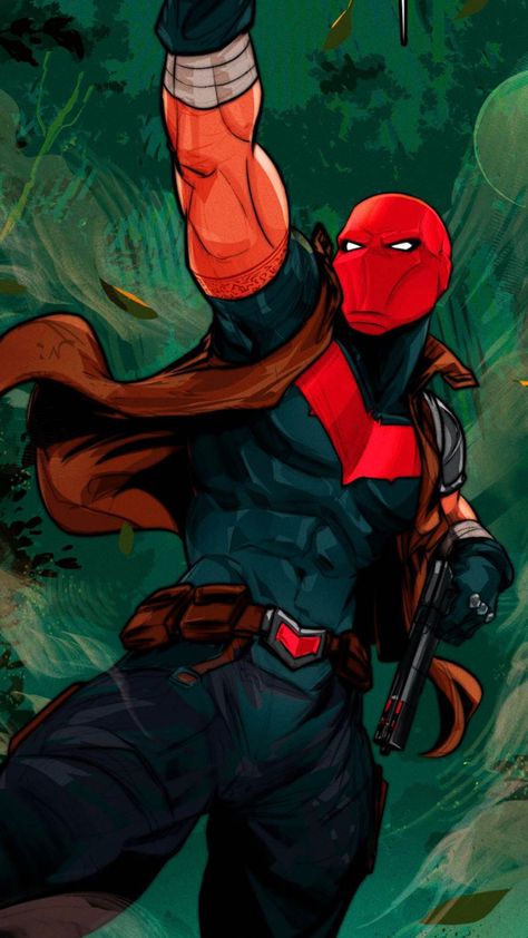 Red Hood Outlaws, Red Hood Wallpaper, Red Hood Dc, Red Hood Comic, Hood Wallpapers, Red Hood Jason Todd, Batman Arkham City, Dc Icons, Arte Dc Comics