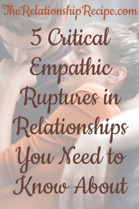 Empathic ruptures can lead to emotional breakdowns. Here are 5 moments that could signal serious trouble in your relationship. Emotional Disconnect, Friendship Issues, Losing Trust, Relationship Breakdown, Creepy Guy, Relationship Blogs, Romantic Gestures, Small Moments, Emotional Connection