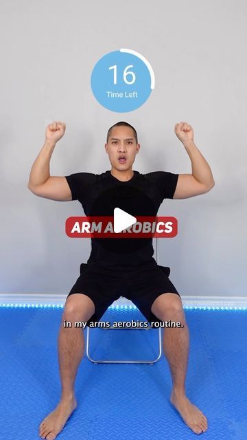 Beginner Fitness Challenge, Free Chair Yoga, Workout Challenge Beginner, Justin Augustin, Gentle Workout, Build Endurance, Beginner Exercises, Chair Exercise, Beginner Fitness