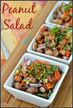 Peanut Salad Recipe Evening Snacks Indian, Veg Salad Recipes, Healthy Evening Snacks, Veg Salad, Peanut Salad, Salad Dressing Recipes Healthy, Salad Recipes Healthy Easy, Healthy Indian Recipes, Fried Fish Recipes