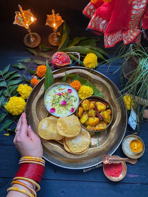 Navratri Recipes, Indian Food Photography, Variety Food, Traditional Indian Food, Festival Food, Gudi Padwa, Diwali Food, Fertility Diet, Beautiful Flowers Photography