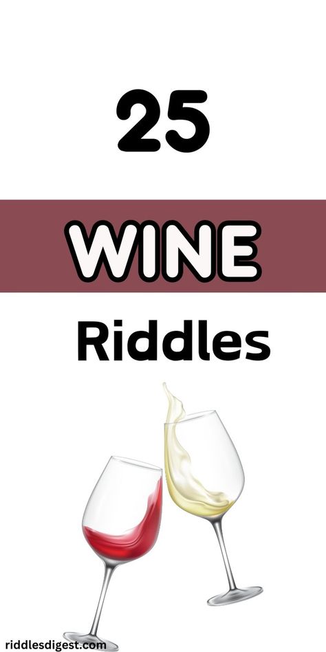 Unleash the fun with 25+ wine riddles! 🍷 Perfect for wine lovers and trivia fans. Challenge your friends and enhance your next gathering. Best Wine, Who Am I, For Lovers, Wine Cooler, Riddles, Wine Lovers, Trivia, Wine