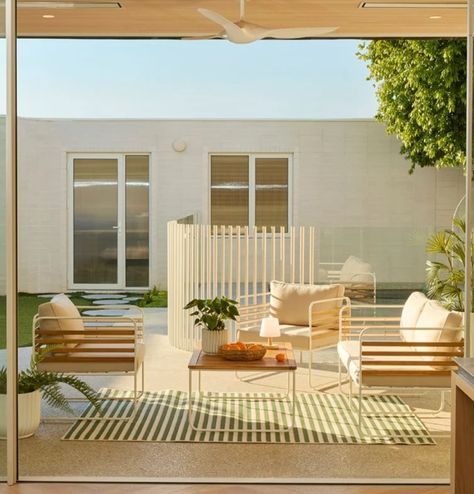 White Outdoor Furniture, Bench Seat Dining, Timber Slats, Powder Coated Metal, Outdoor Cover, Outdoor Furniture Collections, Outdoor Entertaining Area, Furniture Side Tables, Metal Coffee Table