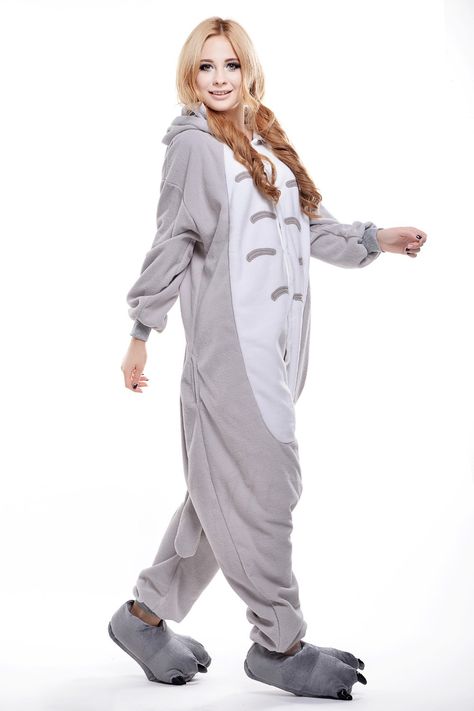 Totoro Onesie, Halloween Costume Onesie, Onesie Pajamas Women, Onesie Designs, Animal Onesies, Onesie Costumes, Animal Onesie, Animal Pajamas, Unisex Pajamas