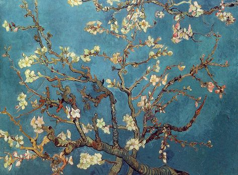 Vincent van Gogh - Branch of an Almond Tree in Blossom [18… | Flickr Van Gogh Wallpaper, Van Gogh Almond Blossom, Vincent Van Gogh Paintings, Arte Van Gogh, Wallpaper Ipad, Almond Blossom, Van Gogh Paintings, Van Gogh Art, Hur Man Målar