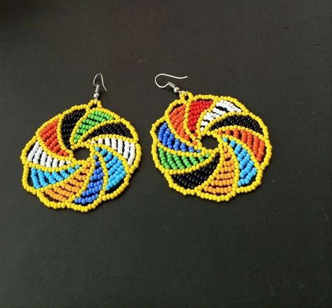 African Earrings, Women Earrings, Maasai, African Jewelry, Earrings Women, Zulu, Brass Earrings, African Women, Dhl Express