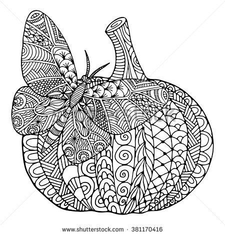 Halloween Zentangle, Scary Halloween Coloring Pages, Halloween Coloring Pages For Adults, Halloween Coloring Pictures, Pumpkin Coloring Pages, Halloween Coloring Book, Zen Doodle Art, Doodle Inspiration, Adult Colouring Pages