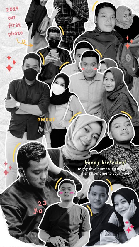 Happy Birthday Instagram Story Boyfriend, Ig Scrapbook, Photo Doodle, Baby Photo Collages, Snap Pictures, Short Birthday Wishes, Boyfriend Instagram, Birthday Wishes For Boyfriend, Birthday Captions Instagram