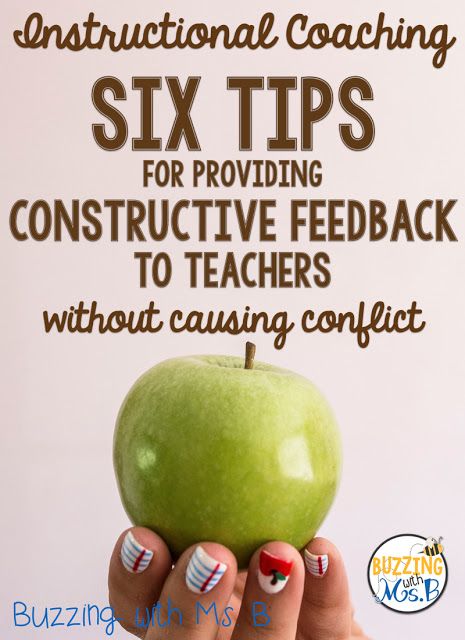 As an instructional coach, it's important to provide quality feedback to teachers. But how can you communicate your feedback without putting people on the defensive? When you're communicating feedback to teachers, whether it's part of a coaching cycle or just a classroom visit, it's important to consider these six tips. Provide constructive feedback to support your teachers and students! #instructionalcoach Instructional Coaching Questions, Feedback To Teachers, Instructional Facilitator, Instructional Coaching Tools, Instructional Leadership, Literacy Coach, Teacher Leadership, Constructive Feedback, Lead Teacher