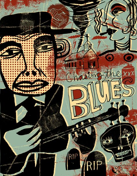 Nate Williams - Blues music Music And Art Aesthetic, Blues Rock Aesthetic, Blues Aesthetics Music, Blues Music Aesthetic, Nate Williams, Blues Music Art, Blues Poster, Blues Music Poster, Jazz Painting