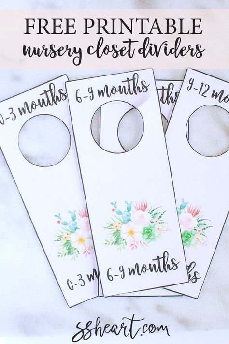 Clothing Dividers, Wonder Weeks, Nursery Closet Dividers, Baby Nursery Closet, Clothes Dividers, Closet Clothing, Baby Closet Dividers, Baby Theme