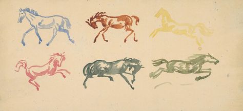 Watercolor Horses, Animal Wall Art Prints, Painted Horses, Horse Galloping, Watercolor Horse, Arte Inspo, Colorful Artwork, Visual Artwork, Vintage Cat