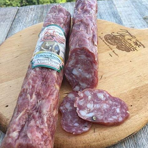 Amazon.com : All Natural Fennel Salami- Nitrate Free/Gluten Free (Finocchiona) : Grocery & Gourmet Food Italian Gift Baskets, Gourmet Sausage, Italian Gifts, Keto Diets, Origin Story, Tuscan Style, Cured Meats, Special Deals, Sausages