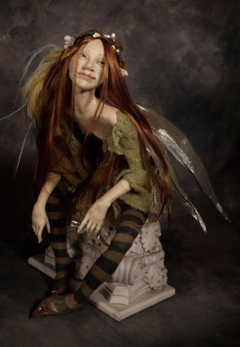 AFTER THE PARTY Wendy Froud, Brian Froud, Fairy Art Dolls, Pixies Fairies, Fantasy Doll, Love Fairy, Fairy Figurines, Fairies Elves, Art Disney